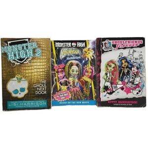 Monster High Electrified Soft Cover 3 Book Bundle